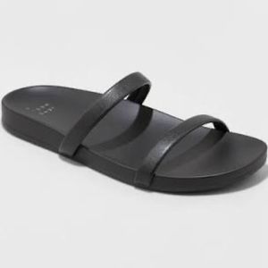 A New Day Black Sandals